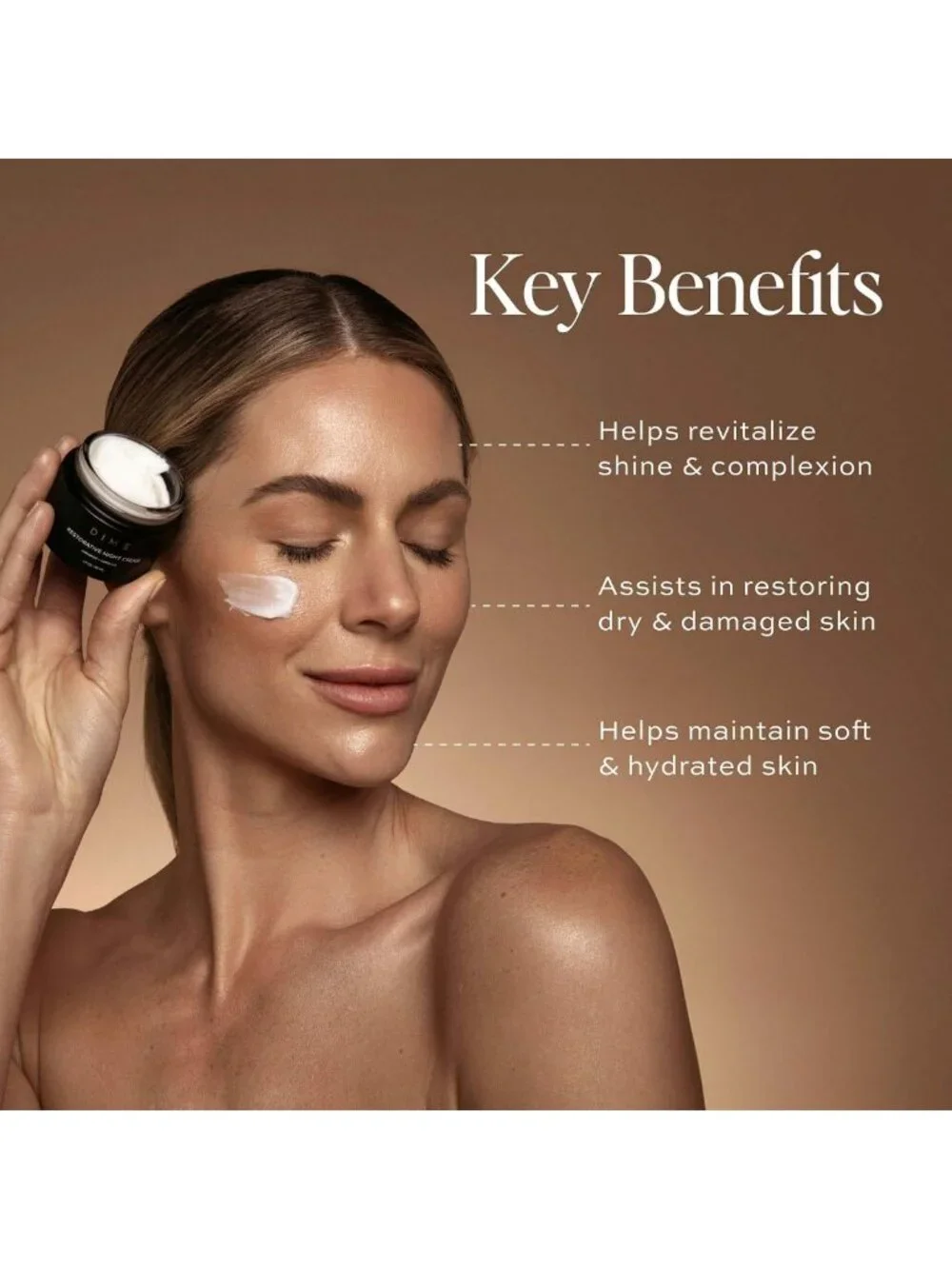 Restorative Night Cream - Anti-Aging Moisturizer with Ceramides & Peptides